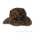 Chapeau de seau en polyester de camouflage